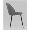 миниатюра Стул Марсель микровелюр темно-серый №37