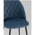 миниатюра Стул Марсель микровелюр темно-синий №2