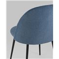 миниатюра Стул Марсель микровелюр темно-синий №3