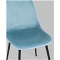 миниатюра Стул Норман велюр пыльно-голубой №4
