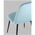 миниатюра Стул Норман велюр пыльно-голубой №5