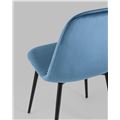 миниатюра Стул Норман велюр пыльно-синий №5
