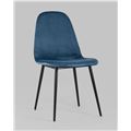миниатюра Стул Норман велюр пыльно-синий №9