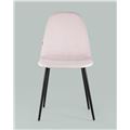 миниатюра Стул Норман велюр светло-розовый №3