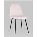 миниатюра Стул Норман велюр светло-розовый №9