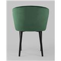 миниатюра Стул с подлокотниками Нейтон велюр зеленый №4