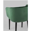 миниатюра Стул с подлокотниками Нейтон велюр зеленый №6