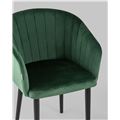 миниатюра Стул с подлокотниками Нейтон велюр зеленый №7