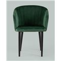миниатюра Стул с подлокотниками Нейтон велюр зеленый №8