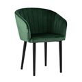 миниатюра Стул с подлокотниками Нейтон велюр зеленый №9