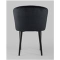 миниатюра Стул с подлокотниками Нейтон велюр черный №4