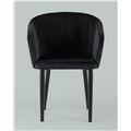 миниатюра Стул с подлокотниками Нейтон велюр черный №8
