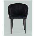 миниатюра Стул с подлокотниками Шон велюр черный №8