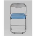 миниатюра Стул складной ДЖОН металлик, голубой №18