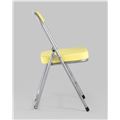 миниатюра Стул складной ДЖОН металлик, желтый №16