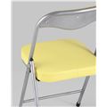 миниатюра Стул складной ДЖОН металлик, желтый №19