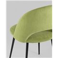 миниатюра Стул Софи велюр матовый зеленый №6