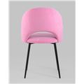 миниатюра Стул Софи велюр матовый розовый №5