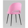 миниатюра Стул Софи велюр матовый розовый №36