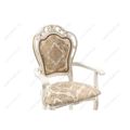 миниатюра Стул деревянный Bronte молочный / патина №7