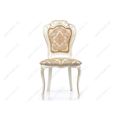 миниатюра Стул деревянный Bronte молочный с патиной №5