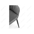 миниатюра Стул на металлокаркасе Моншау velutto 32 / черный №9