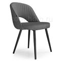 миниатюра Стул на металлокаркасе Сандвикен velutto 32 / черный №1