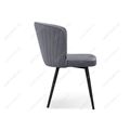миниатюра Стул на металлокаркасе Фрибур velutto 32 / черный №3
