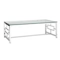 миниатюра Журнальный стол 120*60 БРУКЛИН серебро №1