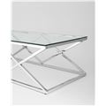 миниатюра Журнальный стол 120*60 ИНСИГНИЯ серебро №2