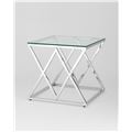 миниатюра Журнальный стол 55*55 ИНСИГНИЯ серебро №5