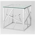 миниатюра Журнальный столик 55*55 АРТ ДЕКО серебро №2