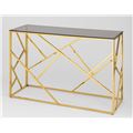 миниатюра Консоль АРТ ДЕКО 120х40 золото стекло smoke №4
