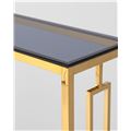 миниатюра Консоль БРУКЛИН 115*30 золото стекло smoke №3