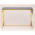 миниатюра Консоль БРУКЛИН 120*40 золото стекло smoke №2