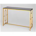 миниатюра Консоль БРУКЛИН 120*40 золото стекло smoke №3