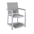 миниатюра "Овьедо" стул с подлокотниками, арт. LCDT3790, цвет серый №1
