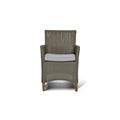 миниатюра "Пестум"  кресло светло-серое с серой подушкой №2