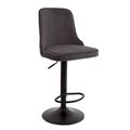 миниатюра Стул ADAM Bar BK-Base 942 (Velvet GREY B-1004) №1