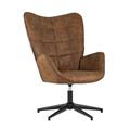 миниатюра Кресло Ирис вращающееся коричневое №1