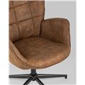 миниатюра Кресло Ирис вращающееся коричневое №7