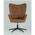 миниатюра Кресло Ирис вращающееся коричневое №8