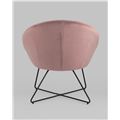 миниатюра Кресло Колумбия пыльно-розовое №3