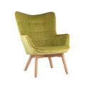 миниатюра Кресло Манго оливковый №1