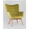 миниатюра Кресло Манго оливковый №4