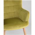 миниатюра Кресло Манго оливковый №9