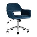 миниатюра Кресло офисное Ross велюр синий №1