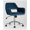 миниатюра Кресло офисное Ross велюр синий №3