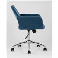 миниатюра Кресло офисное Ross велюр синий №4