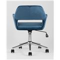 миниатюра Кресло офисное Ross велюр синий №5